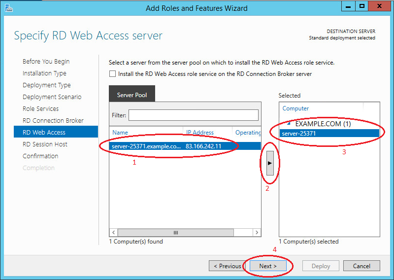 windows server RD Web Access
