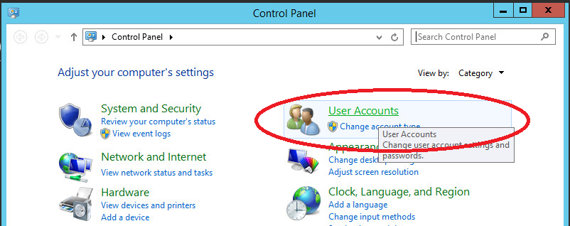 windows Server 2012 User Accounts