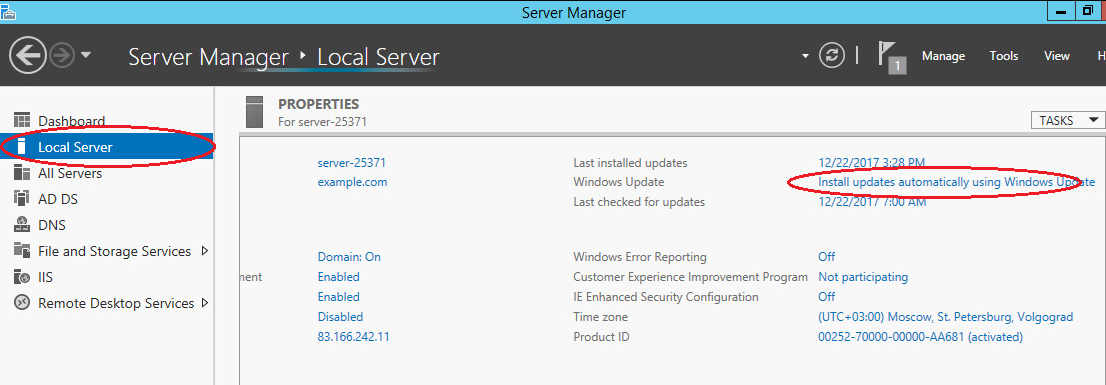 windows server 2012 server manager