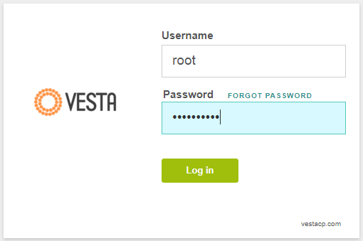 vestacp login